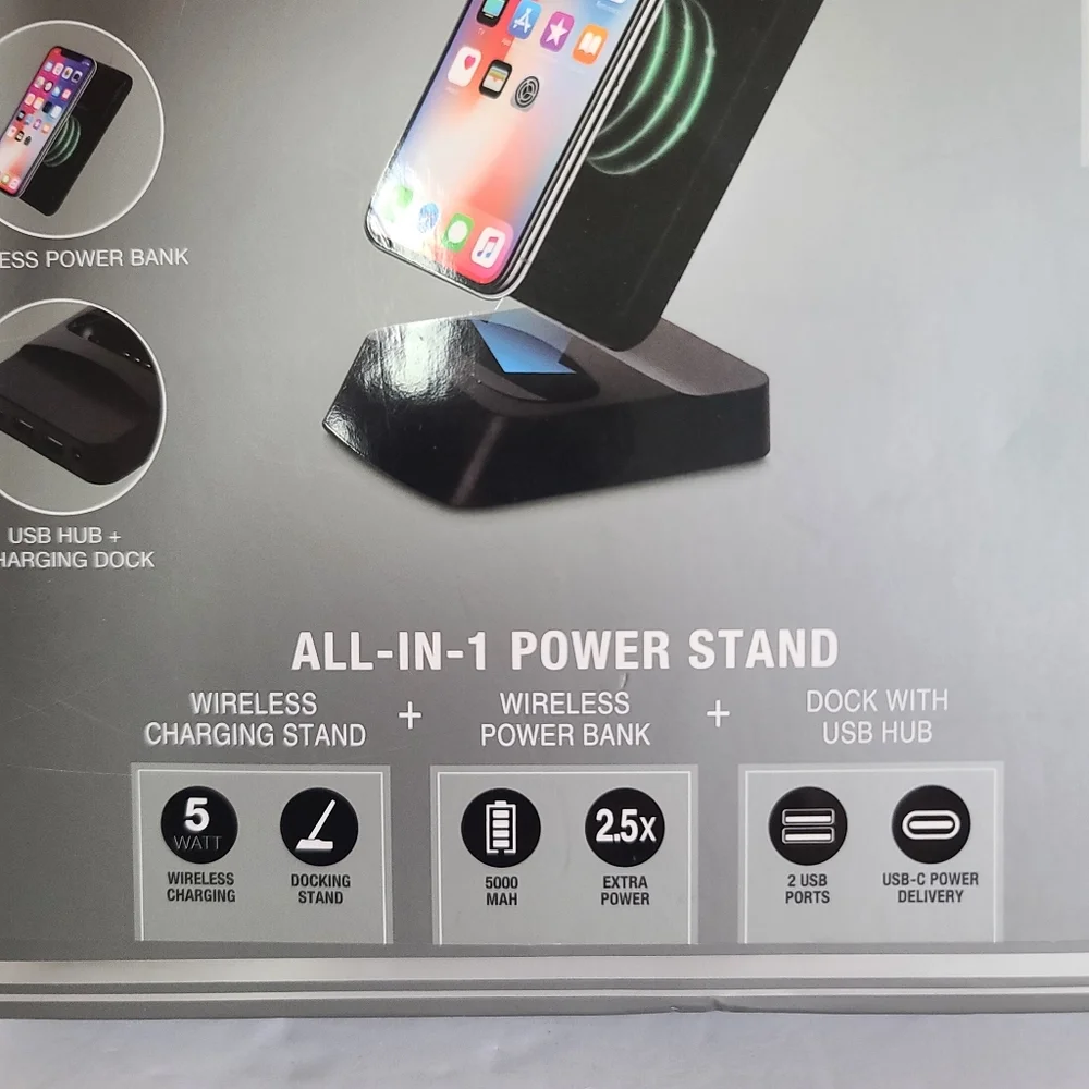 Brookstone All-In-1 Power Stand